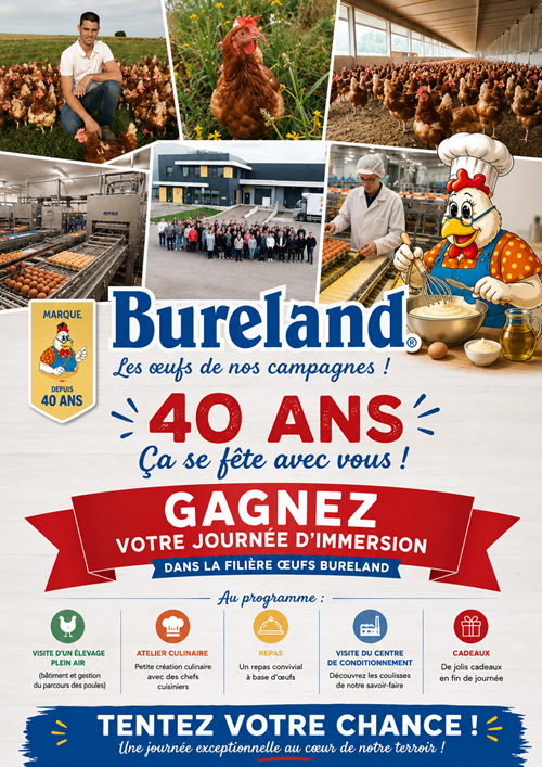Concours des 40 ans Bureland: gagnez votre journée d'immersion
